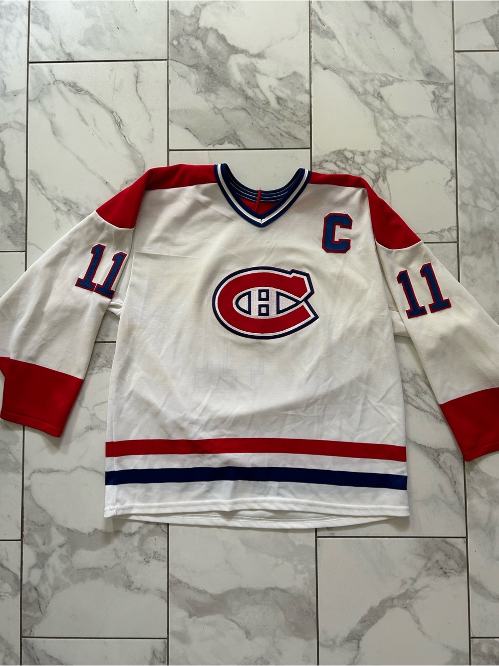 Vintage Montreal Canadiens Kirk Muller CCM Maska Stitched NHL Hockey Jersey